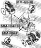 MITSUBISHI MR316642 Engine Mounting